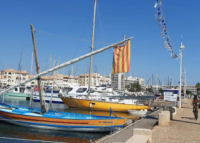 شقة Beau T2 Climatise Pour 4 Pers., Terrasse Et Parking A Port - Fr-1-727-29 *