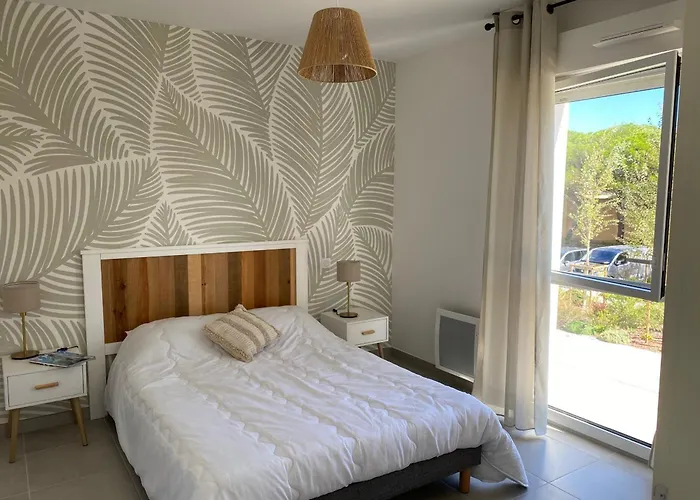 Beau T2 Climatise Pour 4 Pers., Terrasse Et Parking A Port - Fr-1-727-29 شقة لوسات