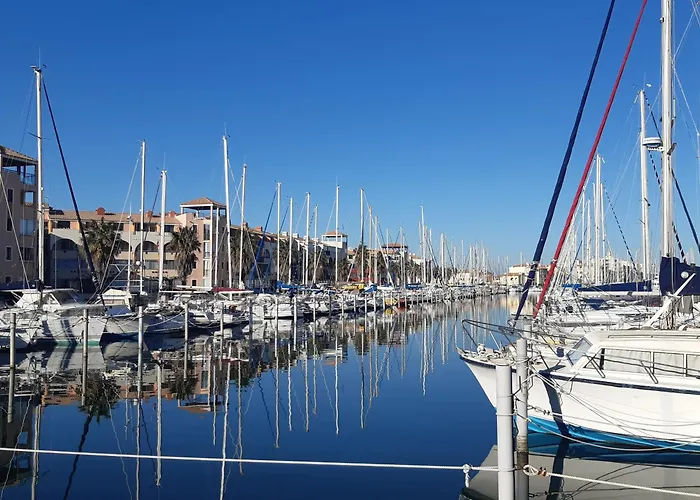 Beau T2 Climatise Pour 4 Pers., Terrasse Et Parking A Port - Fr-1-727-29 דירה *